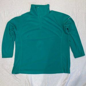 Columbia Sportswear green quarter-zip jacket 2X